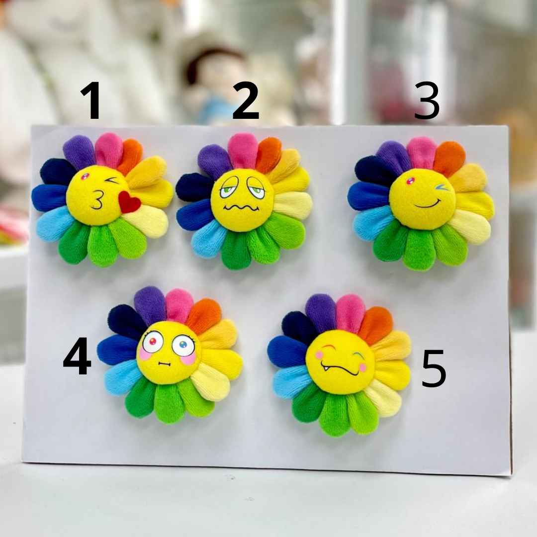 Flower Emoji Keychain (No.1-5)