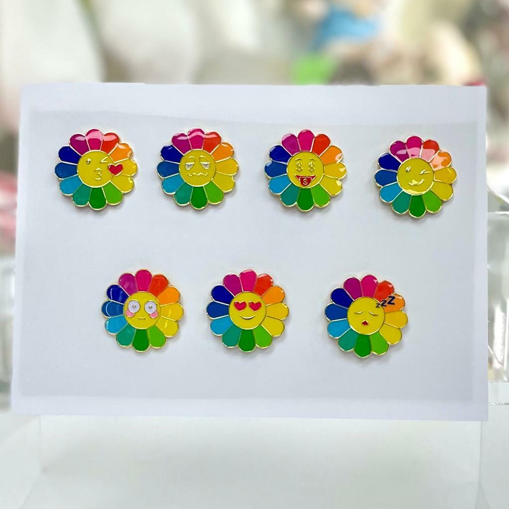 Flower Emoji Pin (7 Styles)
