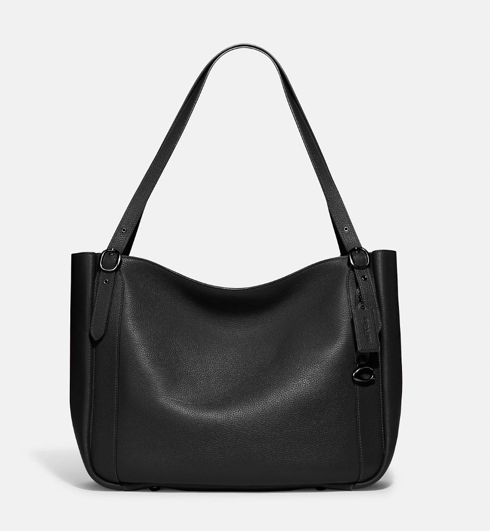 Coach Mollie Tote 25 In Signature Chambray Light Denim