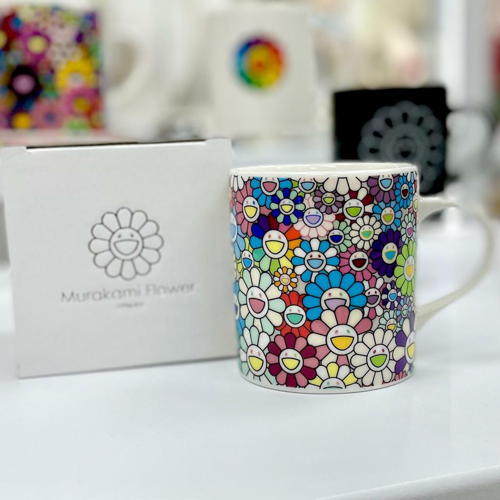 Takashi Murakami White Flower Field Mug