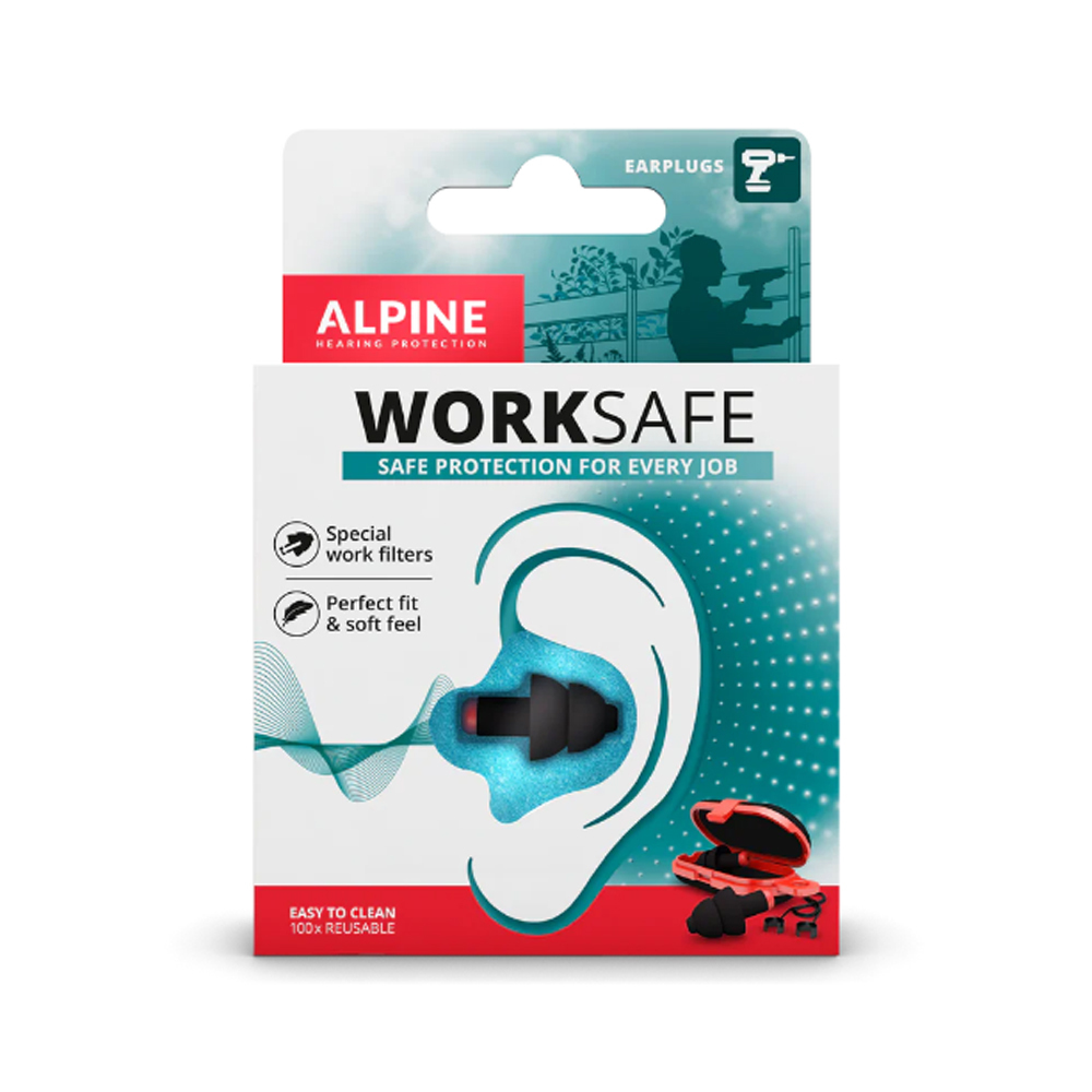 Alpine WorkSafe 工作耳塞 無痛耳塞 隔音耳塞 軟耳塞 耳塞 ALPINE-W-S