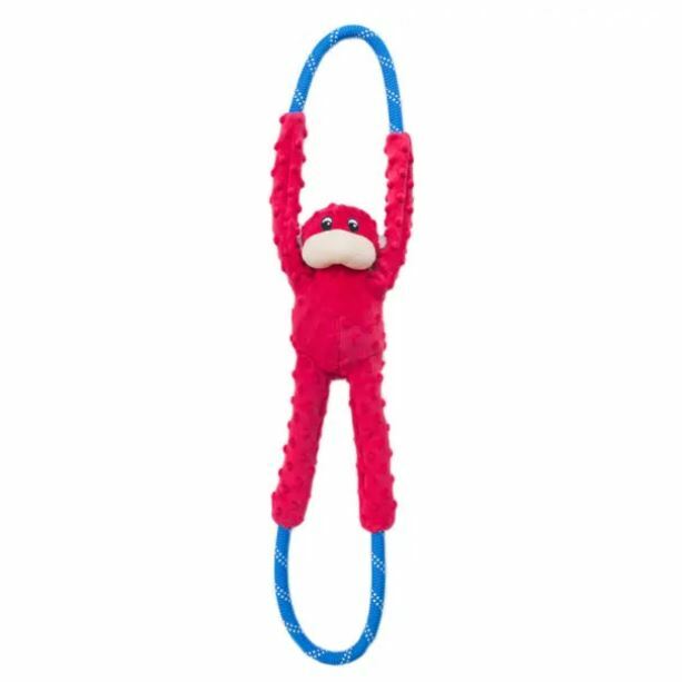 Zippy Paws - Monkey RopeTugz® - Red