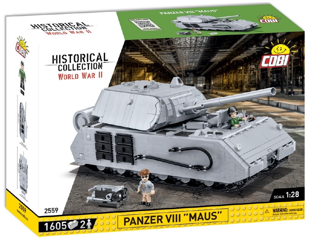 Cobi : WWII 2559 Panzer VIII "MAUS" (1605pcs)