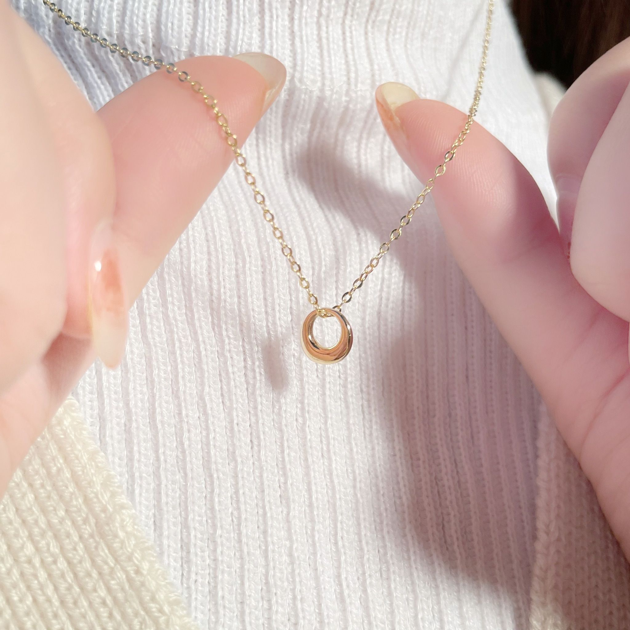 | 925銀丨簡圓項鍊 (金 / 銀 ) | NE0171 |