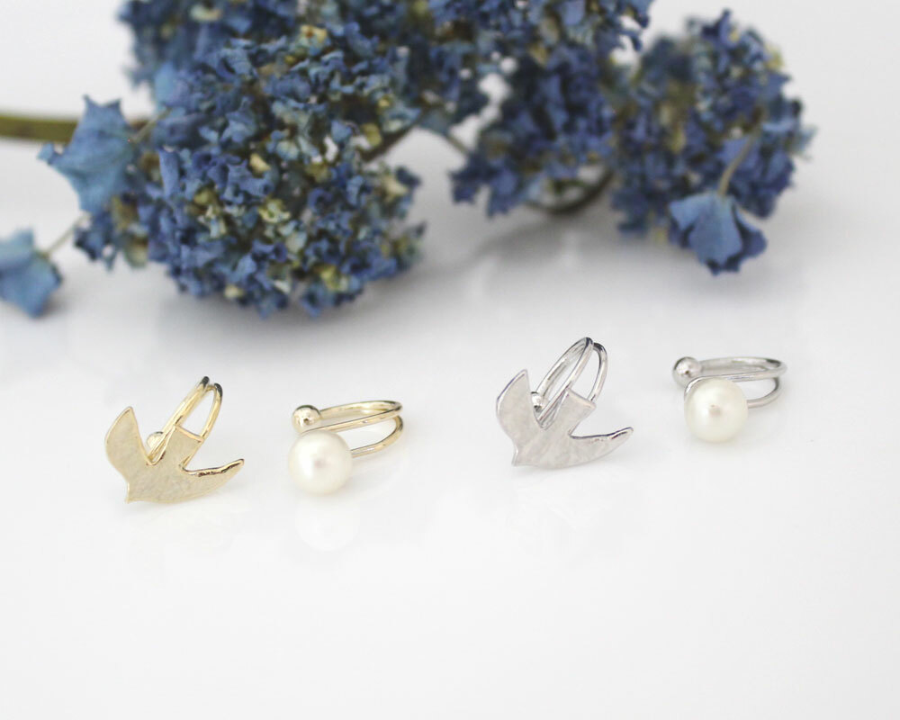 Farbe 小鳥耳骨夾