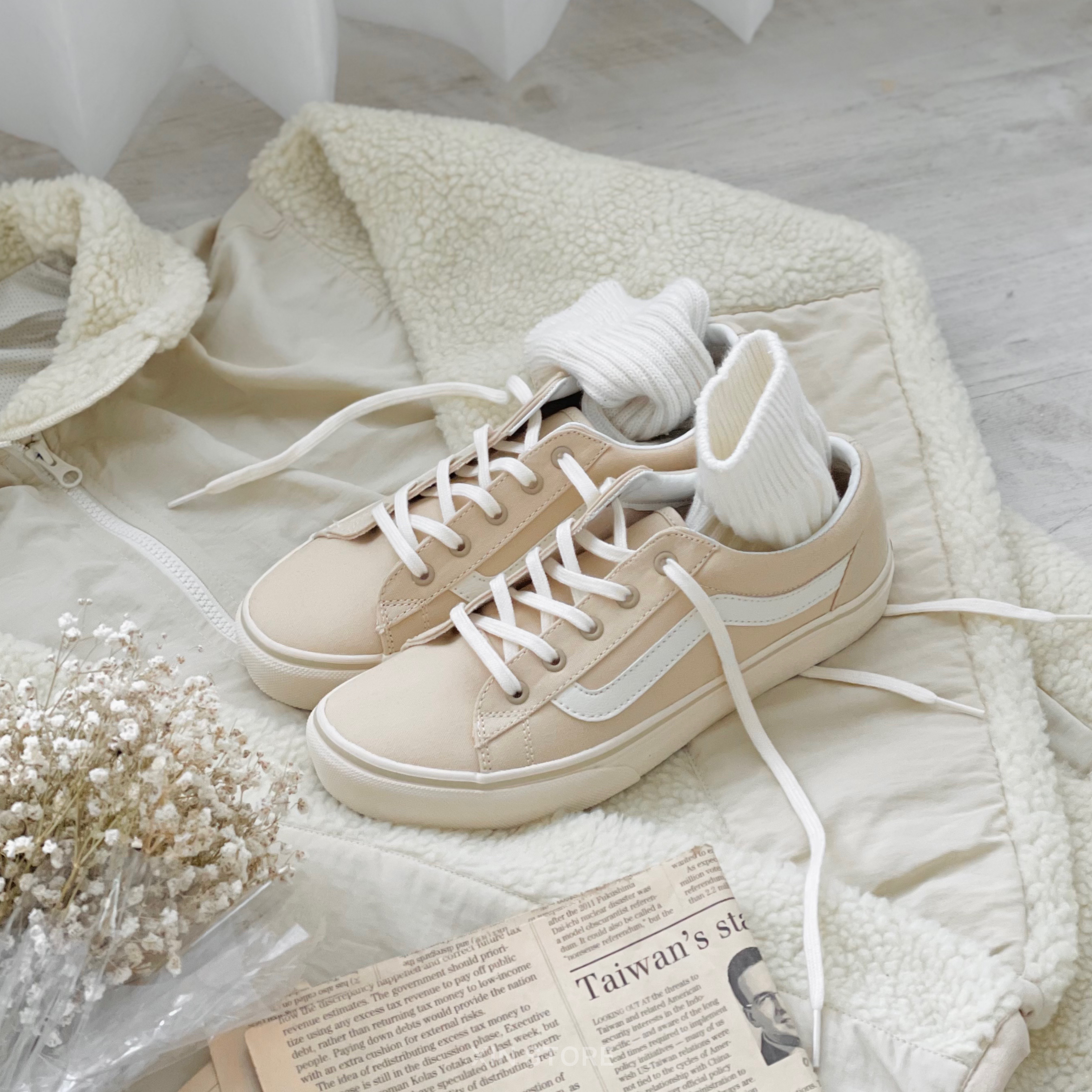 【現貨】Vans V359CL+Ripper 經典款 百搭 日本限定 杏仁奶茶