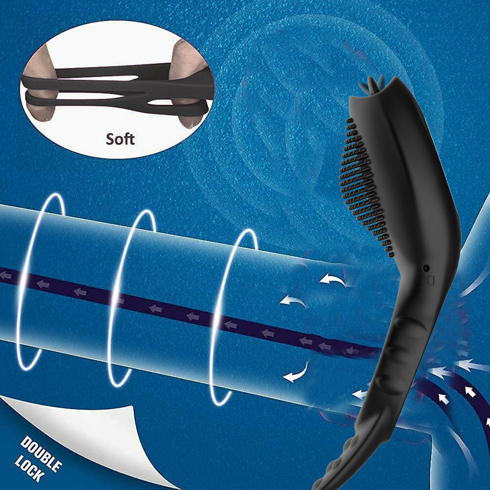 Purejoy Mr Tongue Licker 情侶震動環 遙控版