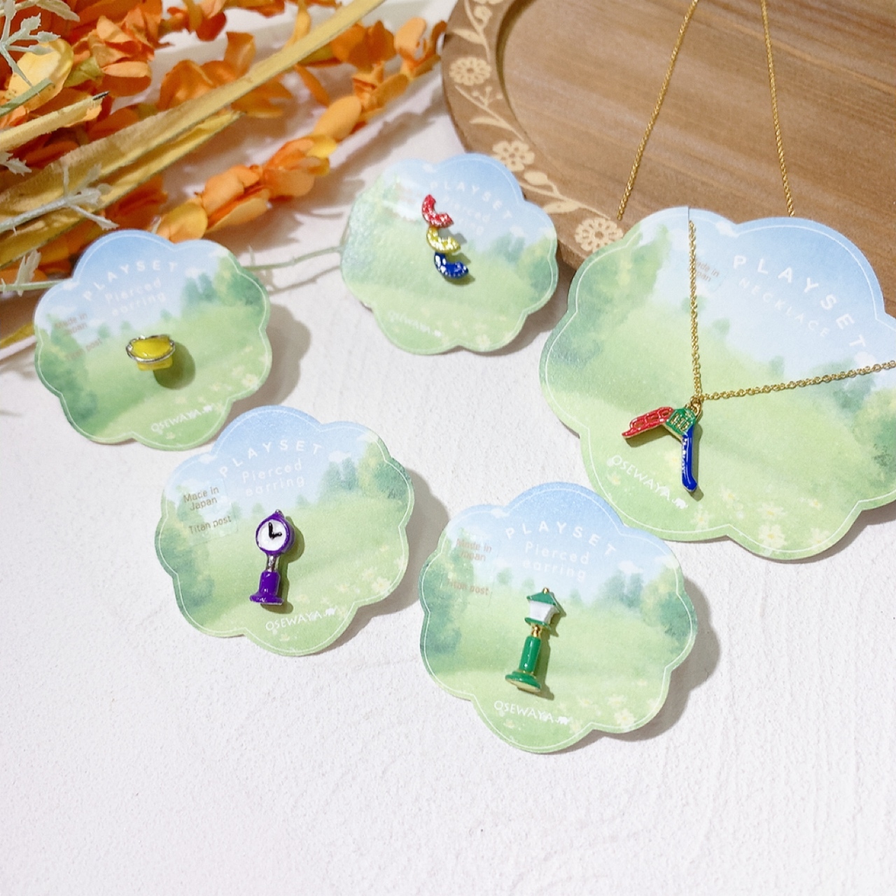 遊樂園耳環(單粒)