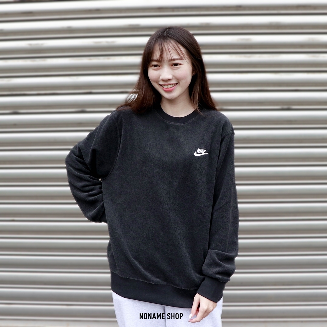 NIKE CLUB TERRY CREW 字勾刺繡 LOGO 毛巾底 大學T (男款)