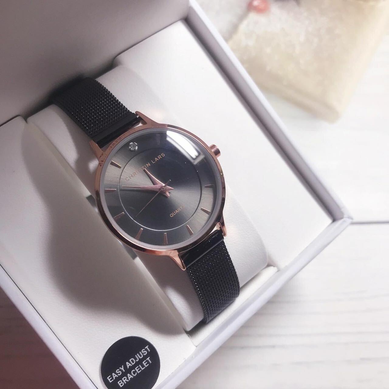 CHRISTIN LARS LOGO WATCH