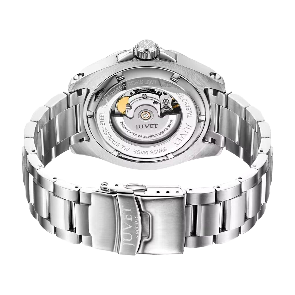 Juvet Geraz 8 限量版（银色）皮革表带