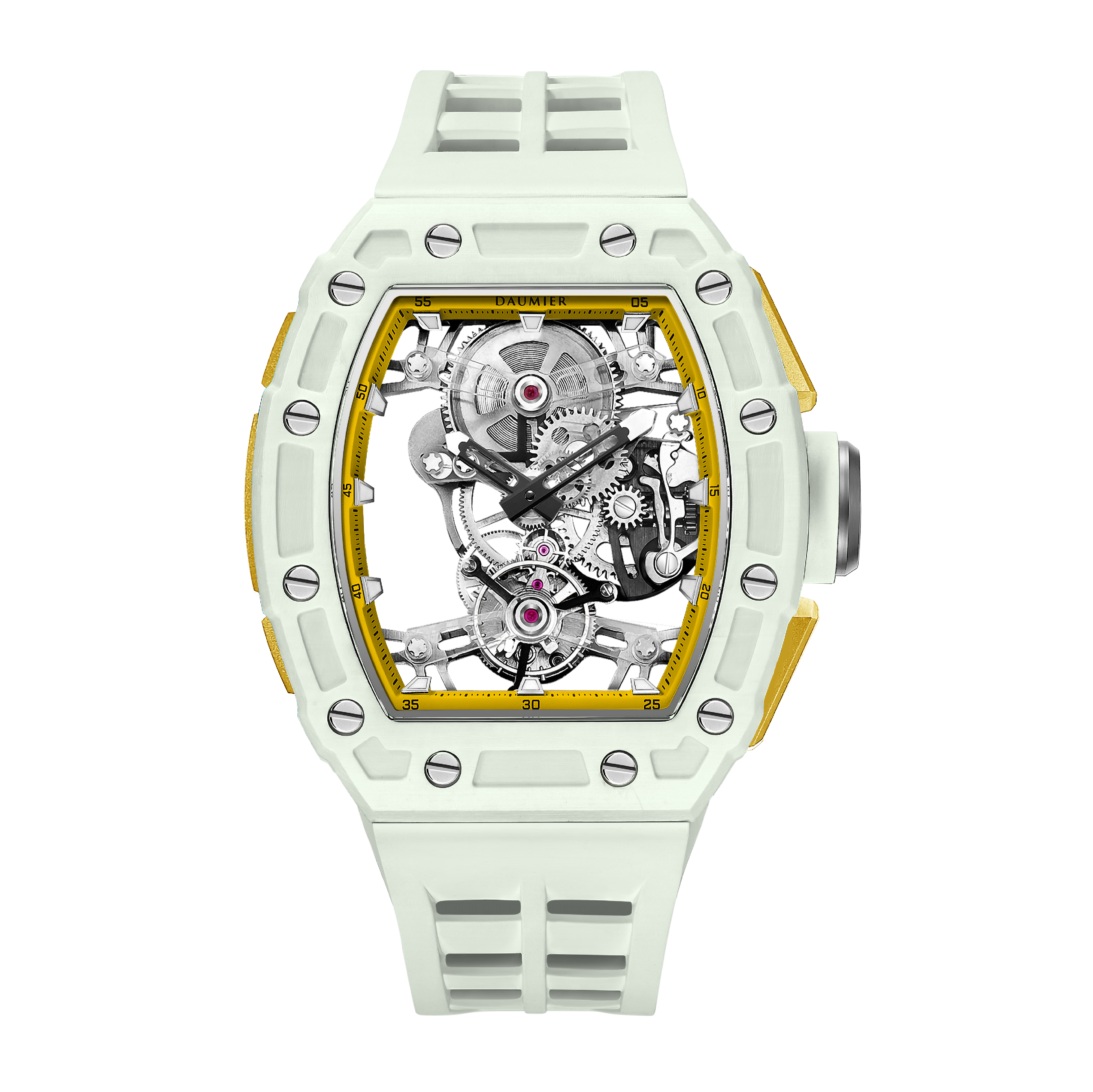 Daumier DMT02E3WL 碳纖維 藍寶石表面 陀飛輪手錶