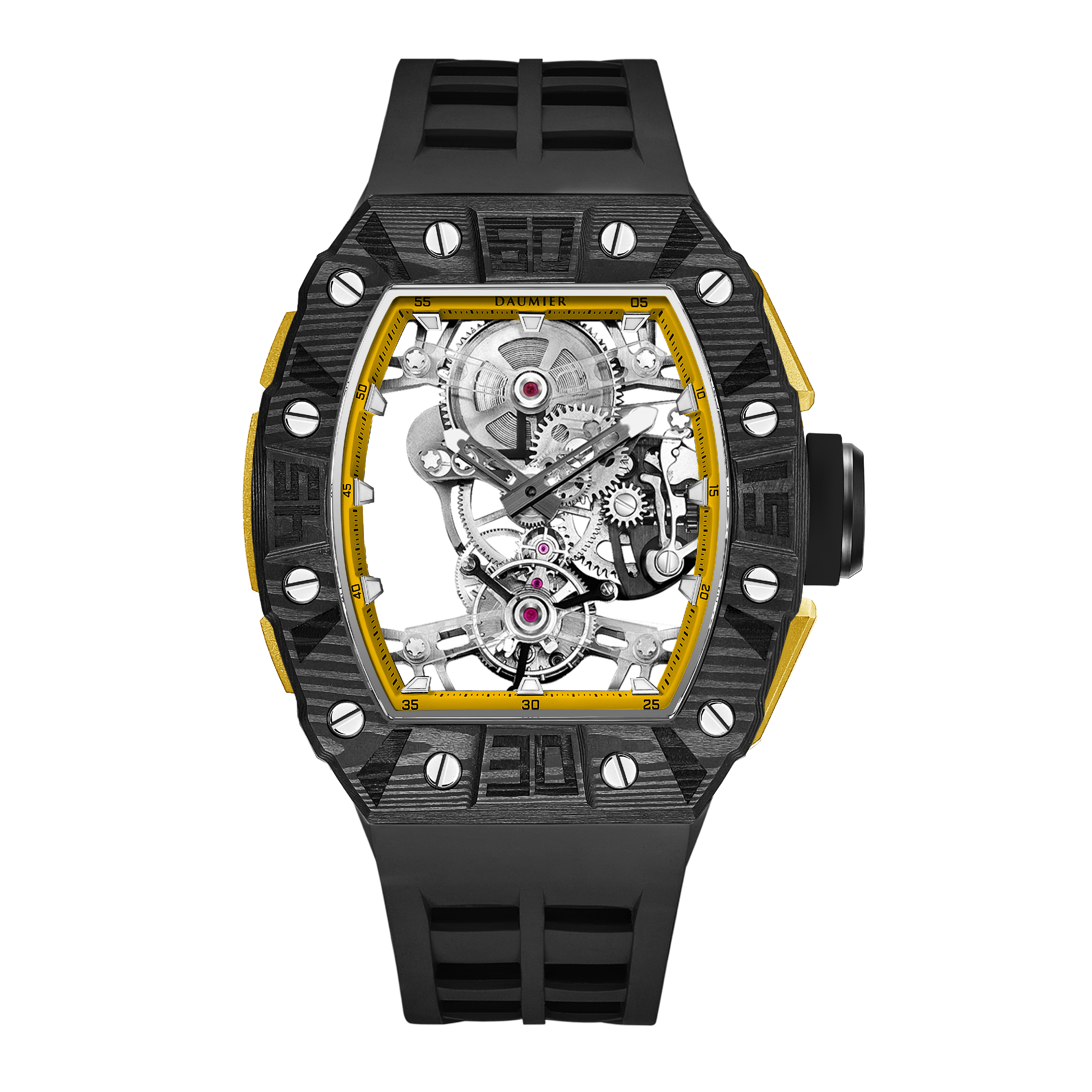 Daumier DMT01E3 碳纖維 藍寶石表面 陀飛輪手錶