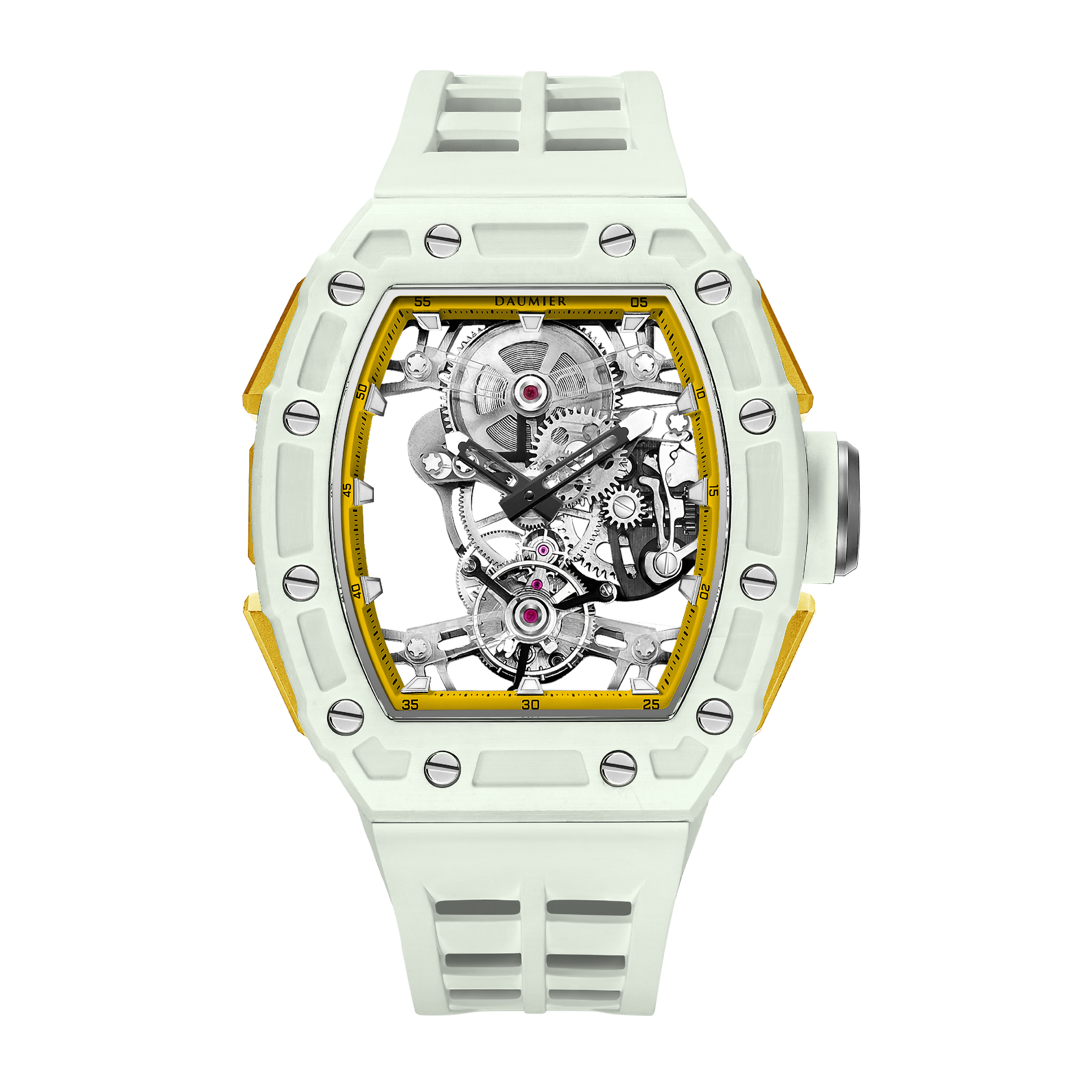 Daumier DMT02E5WL 碳纖維 藍寶石表面 陀飛輪手錶