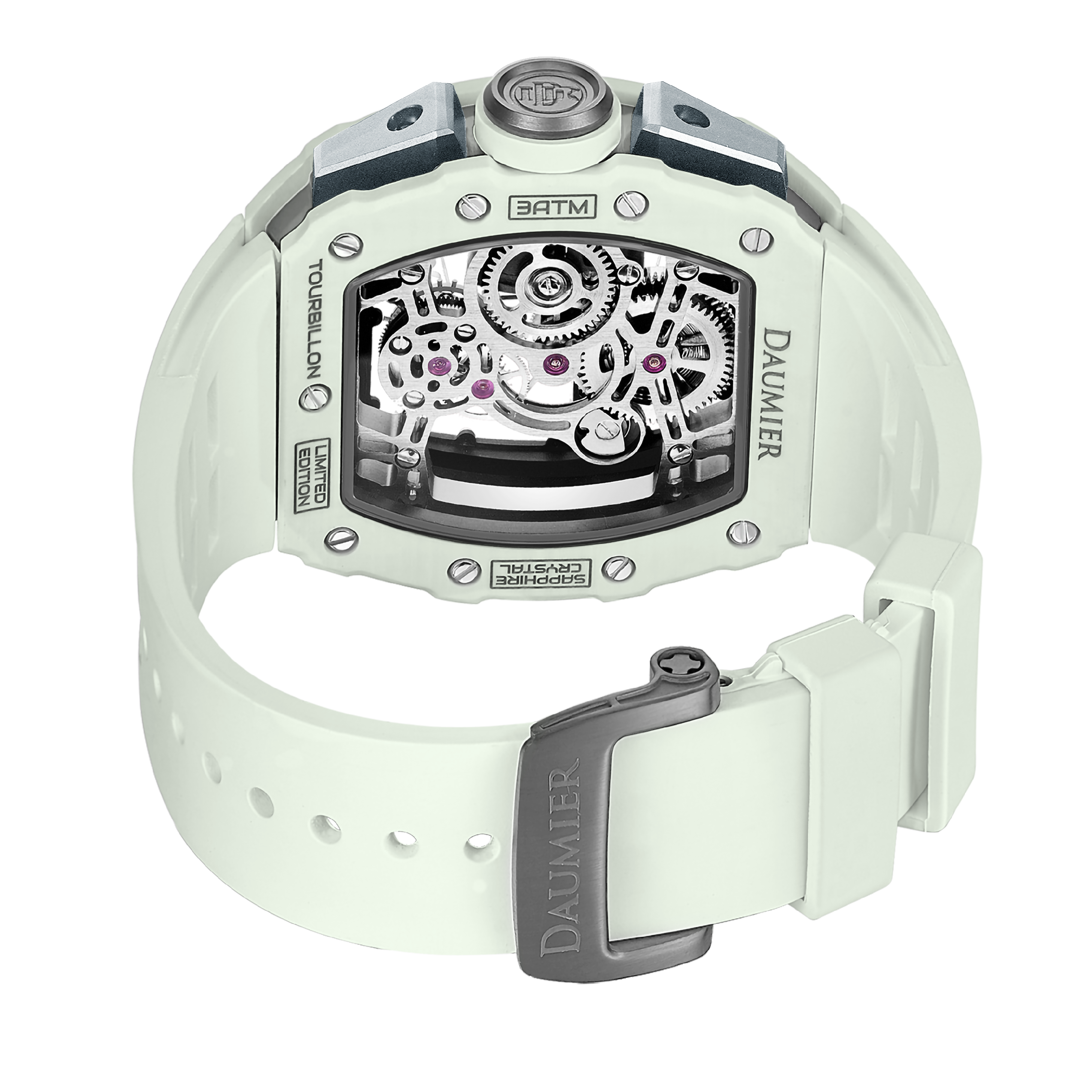 Daumier DMT02B3WL 碳纖維 藍寶石表面 陀飛輪手錶