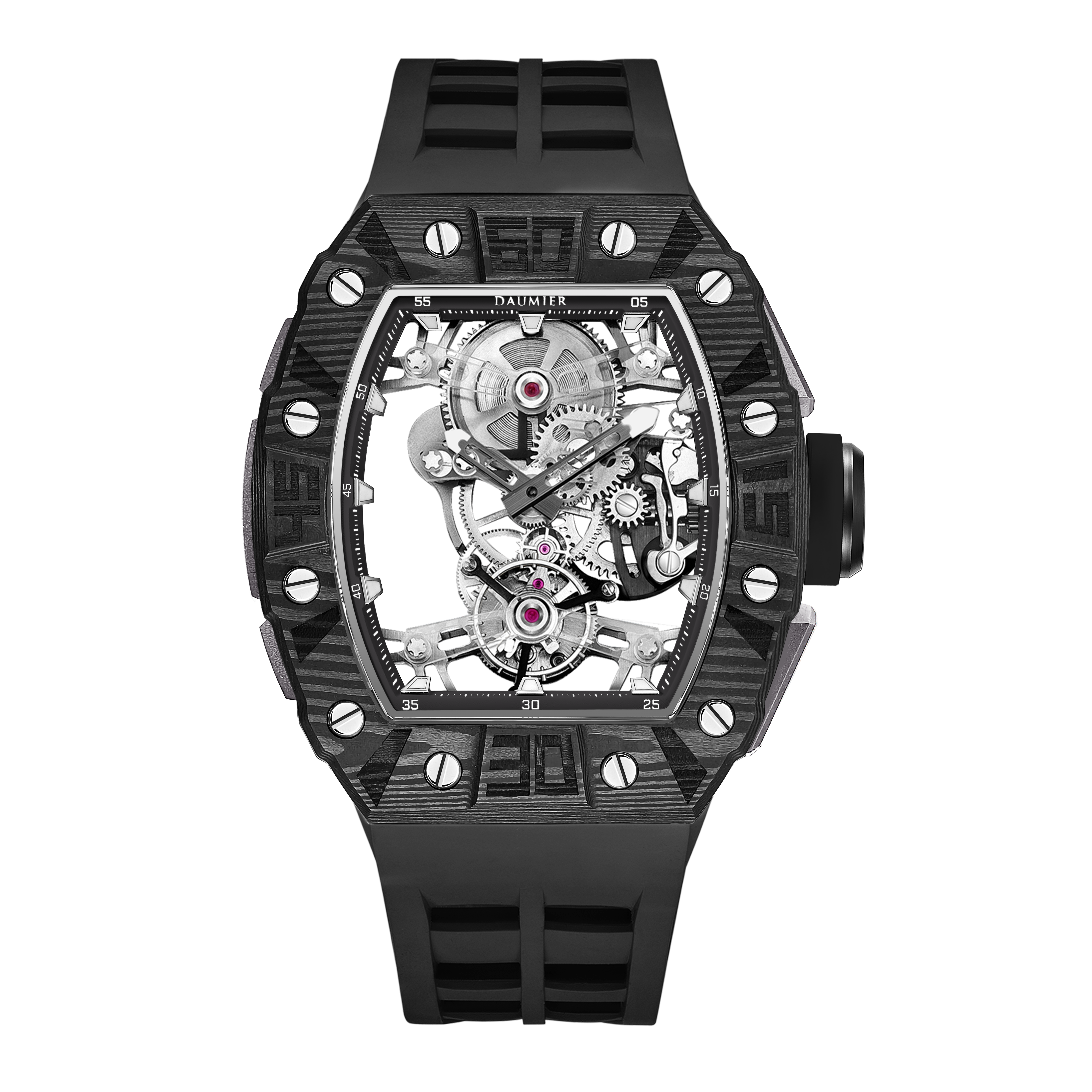 Daumier DMT01B3 碳纖維 藍寶石表面 陀飛輪手錶