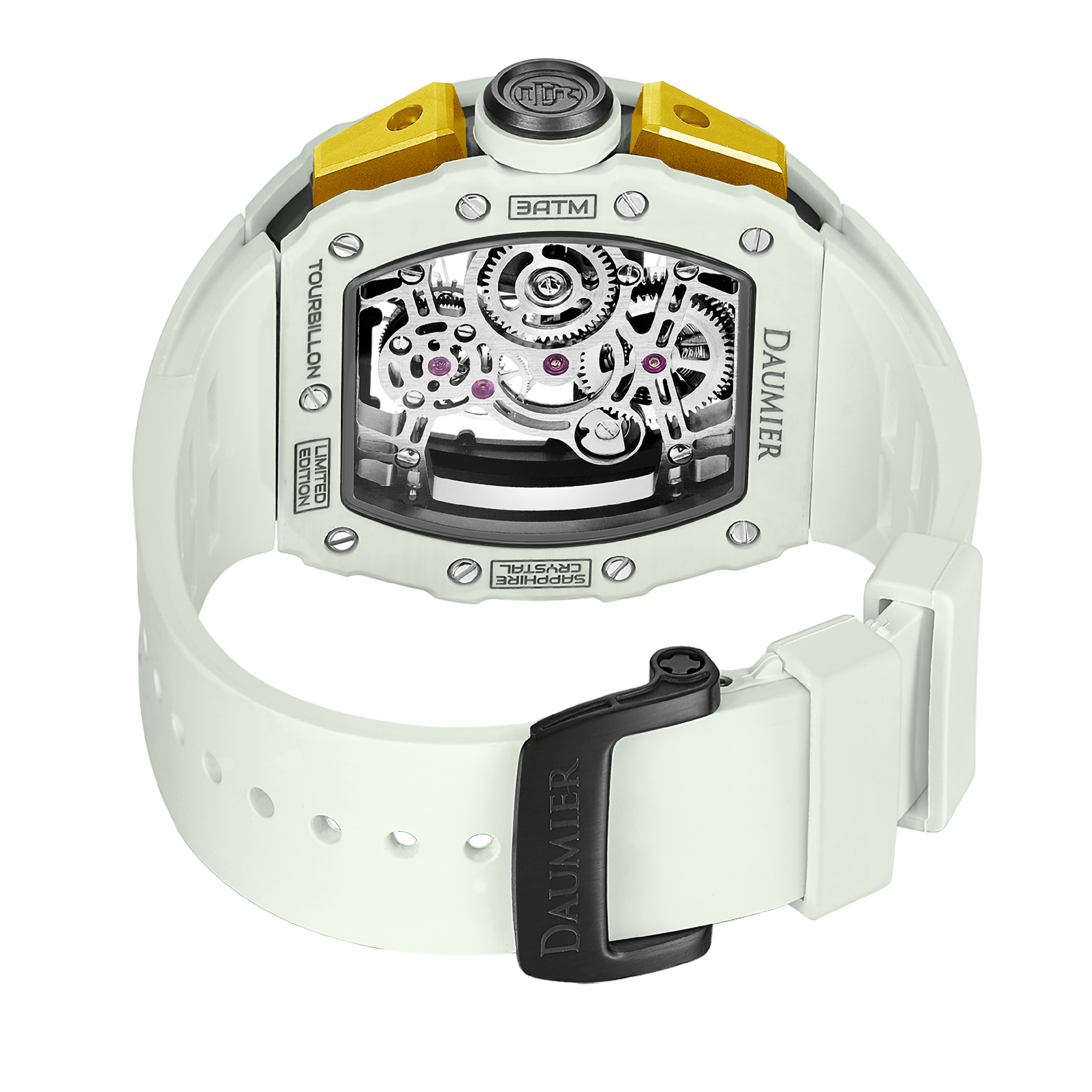 Daumier DMT02E5WL 碳纖維 藍寶石表面 陀飛輪手錶