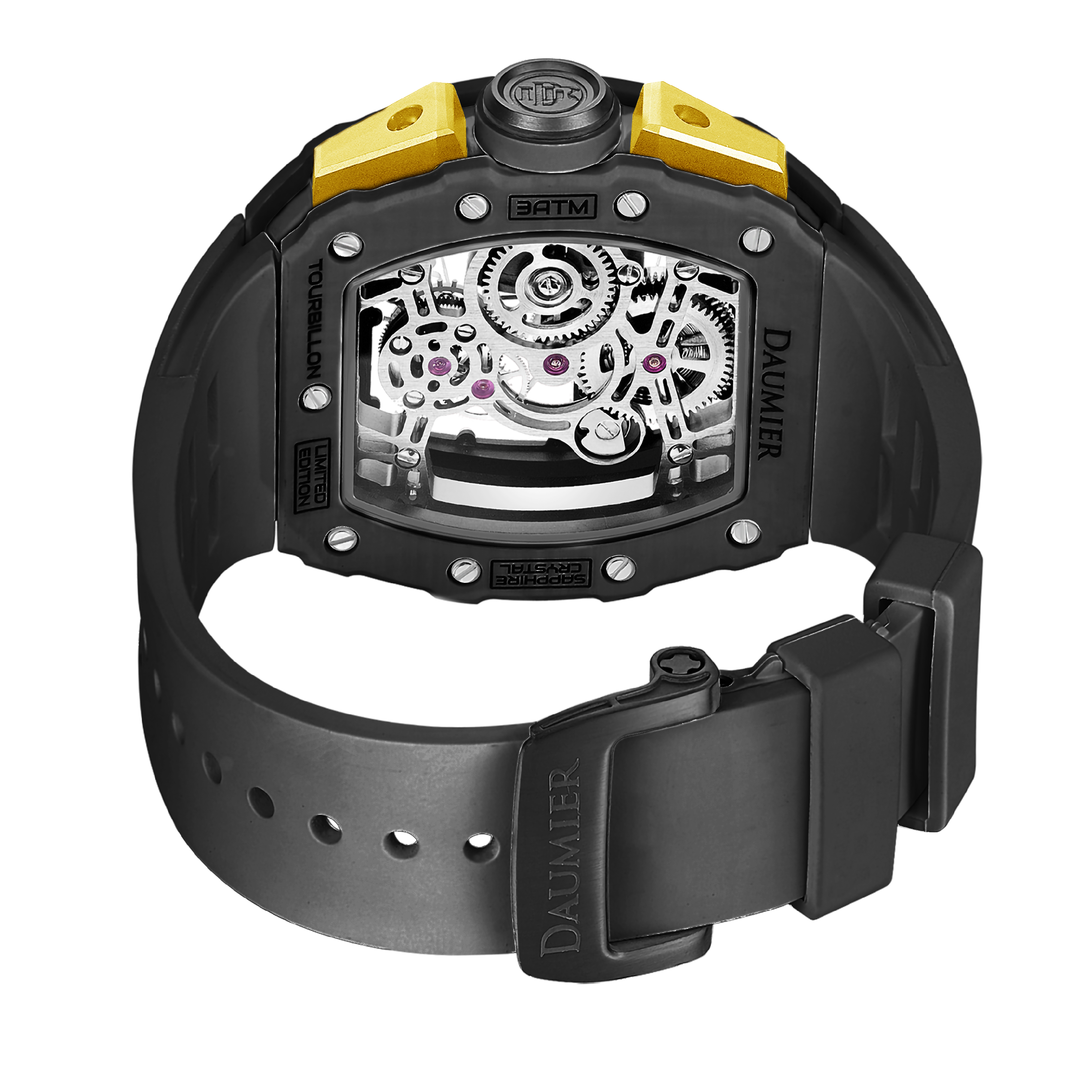 Daumier DMT01E3 碳纖維 藍寶石表面 陀飛輪手錶