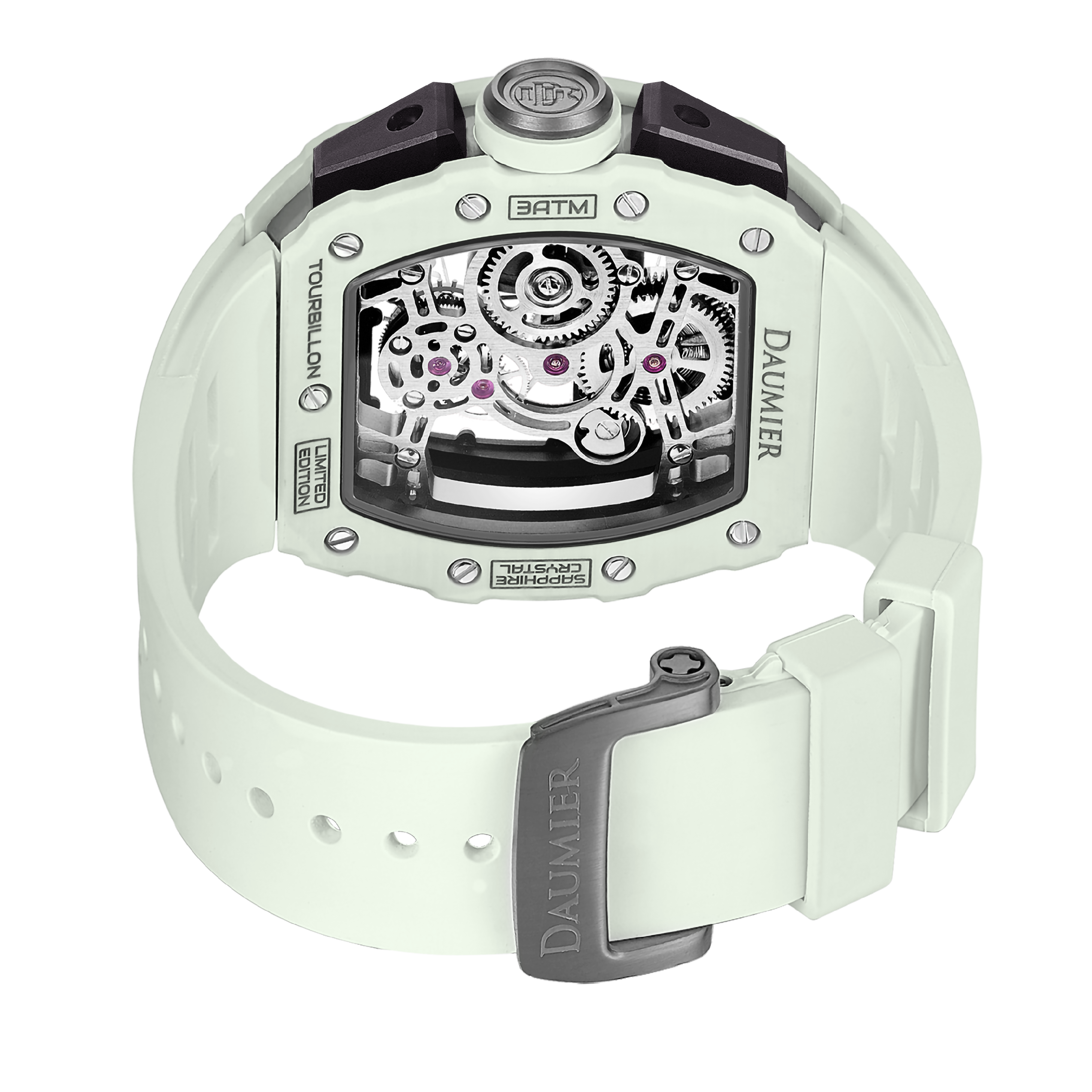 Daumier DMT02A3WL 碳纖維 藍寶石表面 陀飛輪手錶