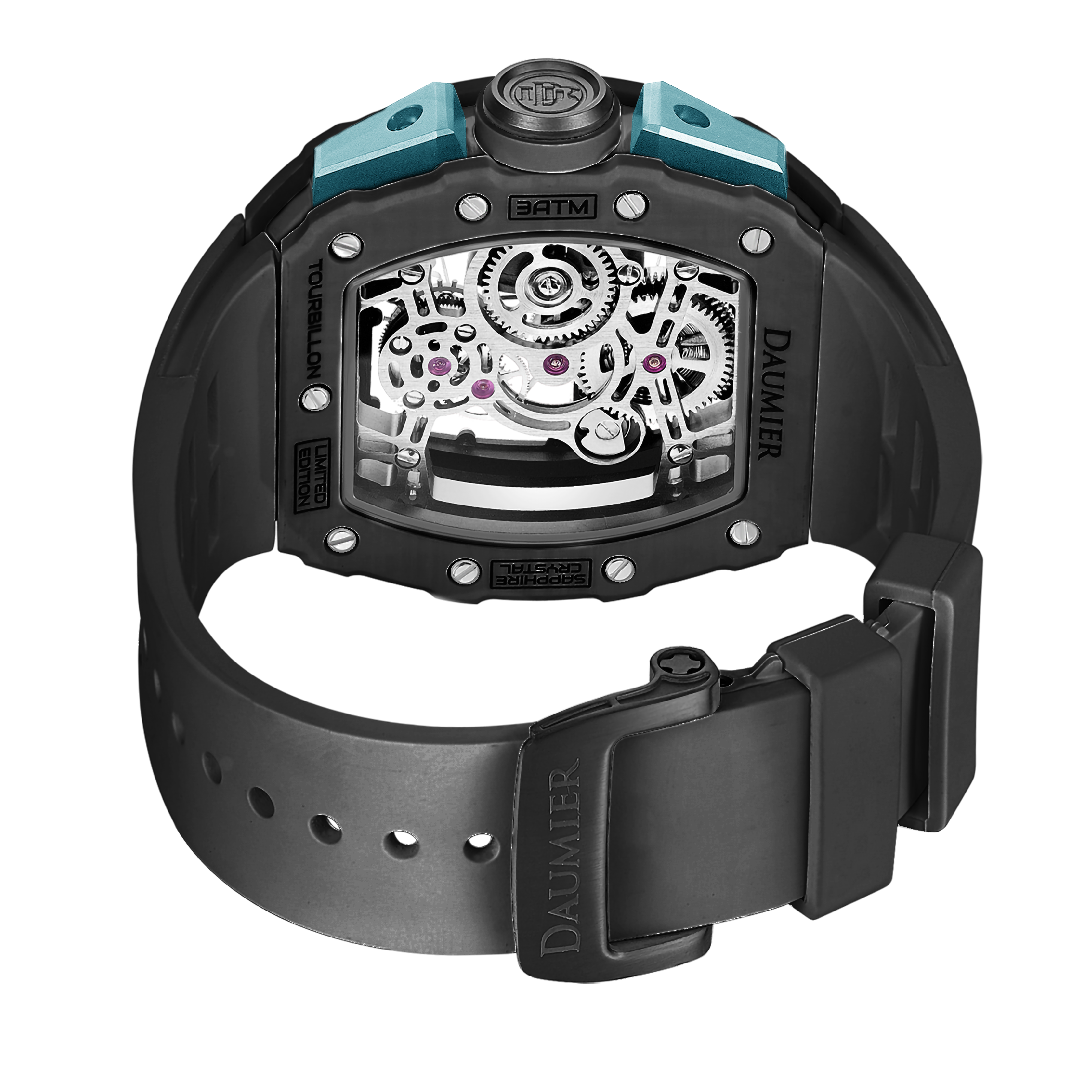 Daumier DMT01D3 碳纖維 藍寶石表面 陀飛輪手錶