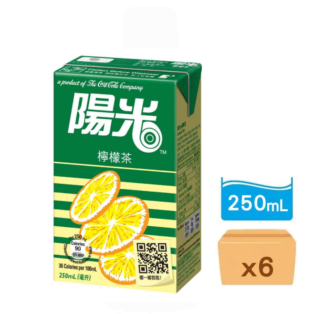 陽光-檸檬茶 250ml x 6包