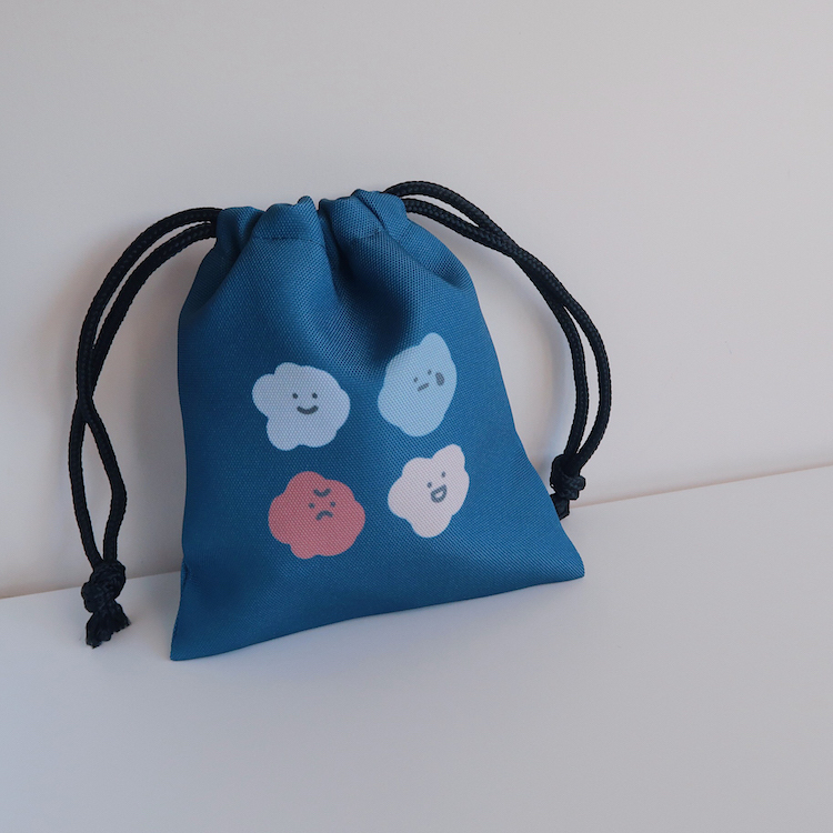 喜怒哀樂 束口袋