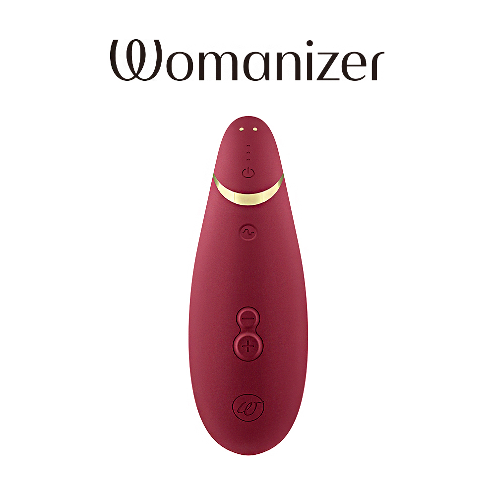 德國 Womanizer Premium 2 吸吮愉悅器 酒紅