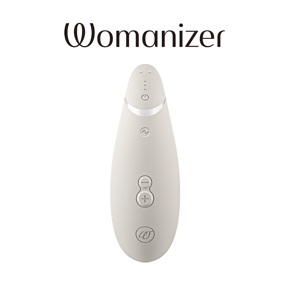 德國 Womanizer Premium 2 吸吮愉悅器 白灰