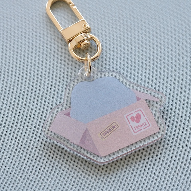 小哀易碎 壓克力吊飾 40mm