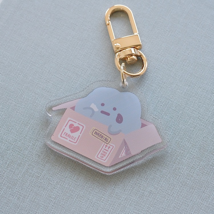 小哀易碎 壓克力吊飾 40mm