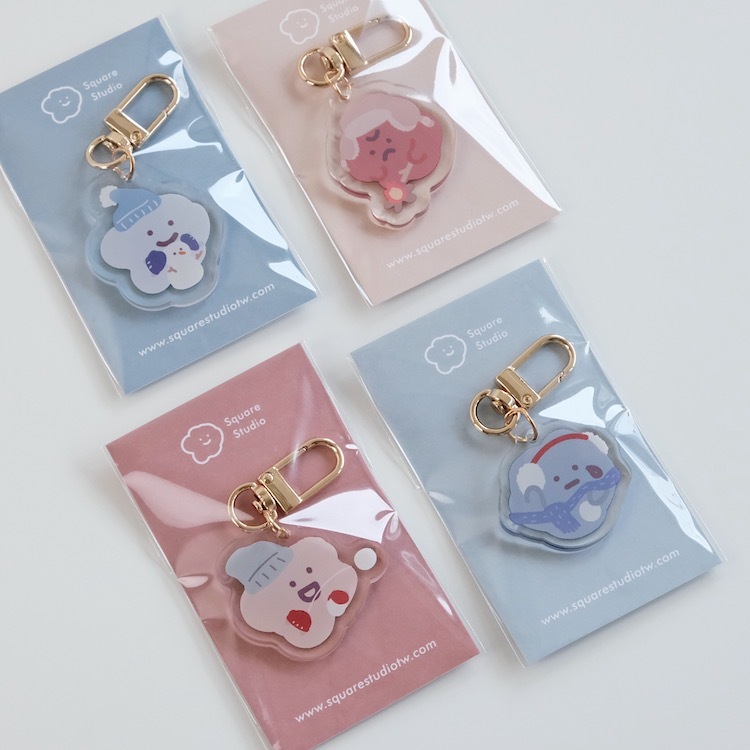 聖誕系列  壓克力吊飾  35mm