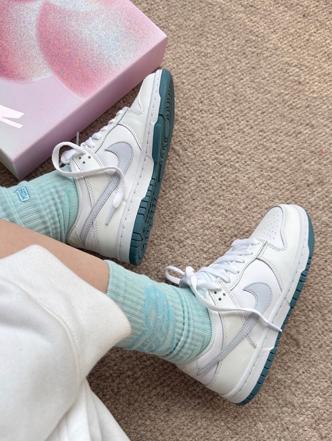 <2025ByeBye👋🏻> Nike Dunk Low (GS) 冰晶薄荷小清新