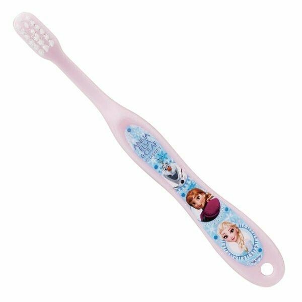Skater Disney Frozen 幼兒園牙刷3支裝（帶蓋）柔軟【冰雪奇緣】溜冰(此為平行進口產品)全長約140mm