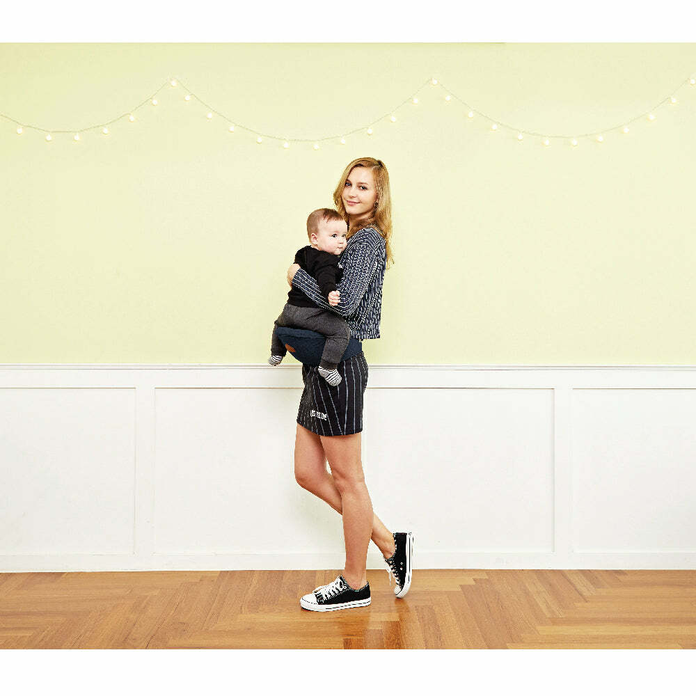 i-angel 2合1 Hello 四季型腰櫈揹帶 -灰色 IA-125-MG