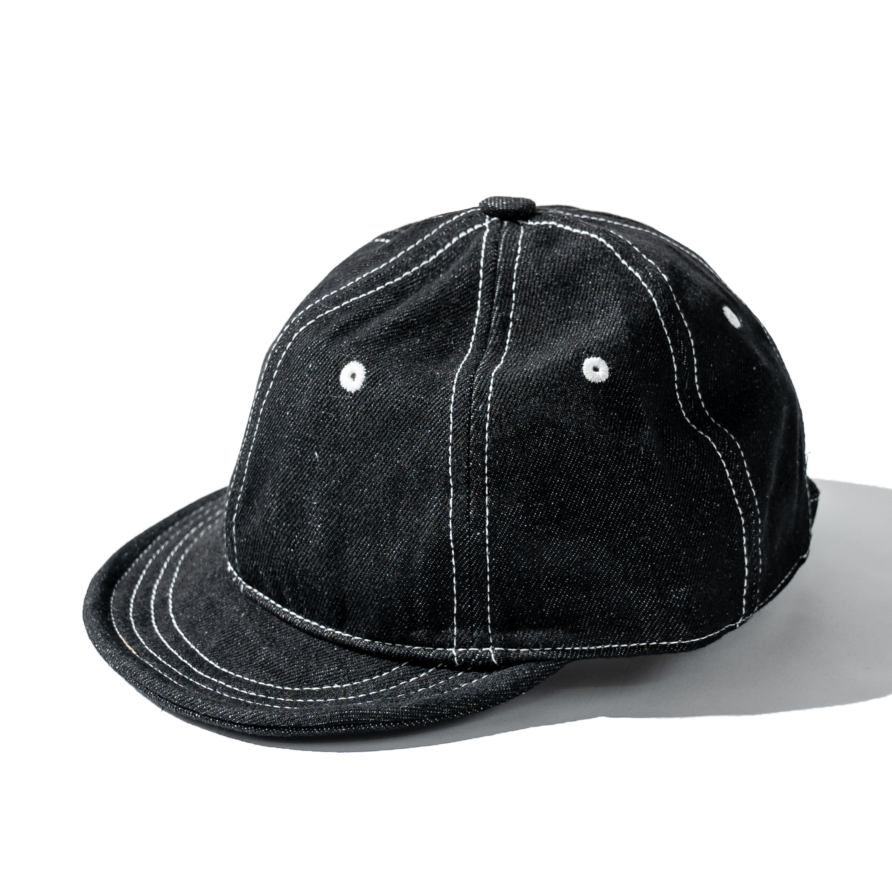 Denim Soldier Cap 軟帽沿縫線撞色單寧小帽[C-5DSC]