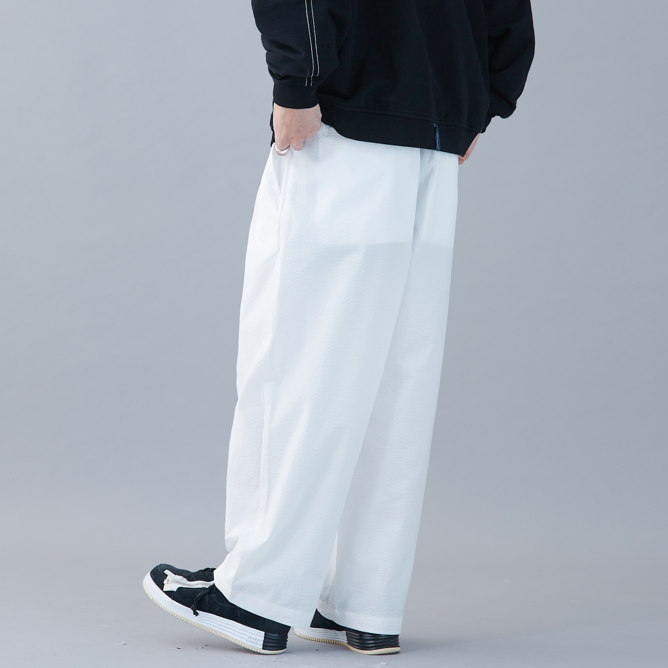 TIGHTBOOTH SUCKER STRIPE BAGGY SLACKS XL - 通販 - www