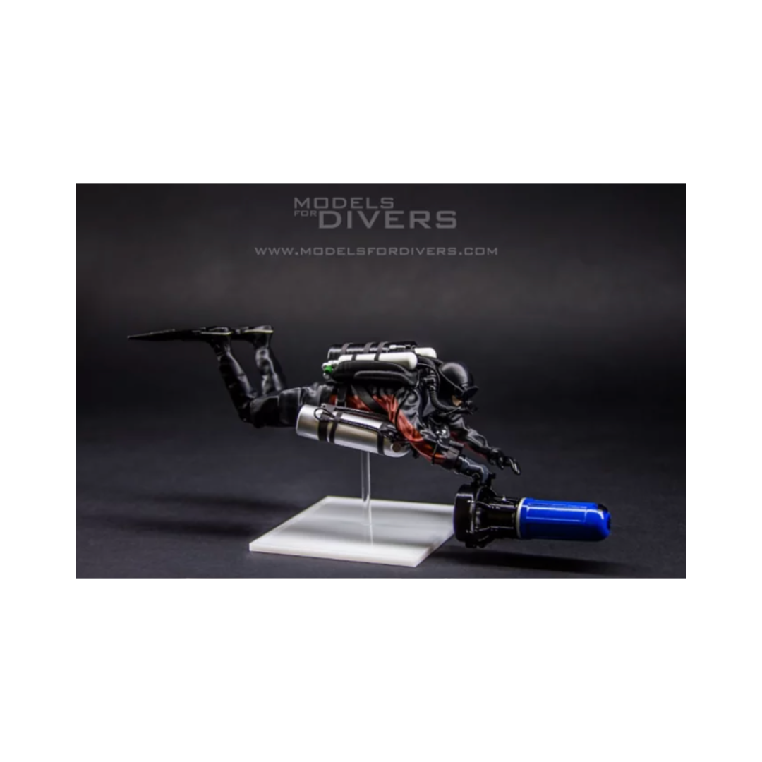 ※MFD 手工公仔 雙瓶技術潛水員