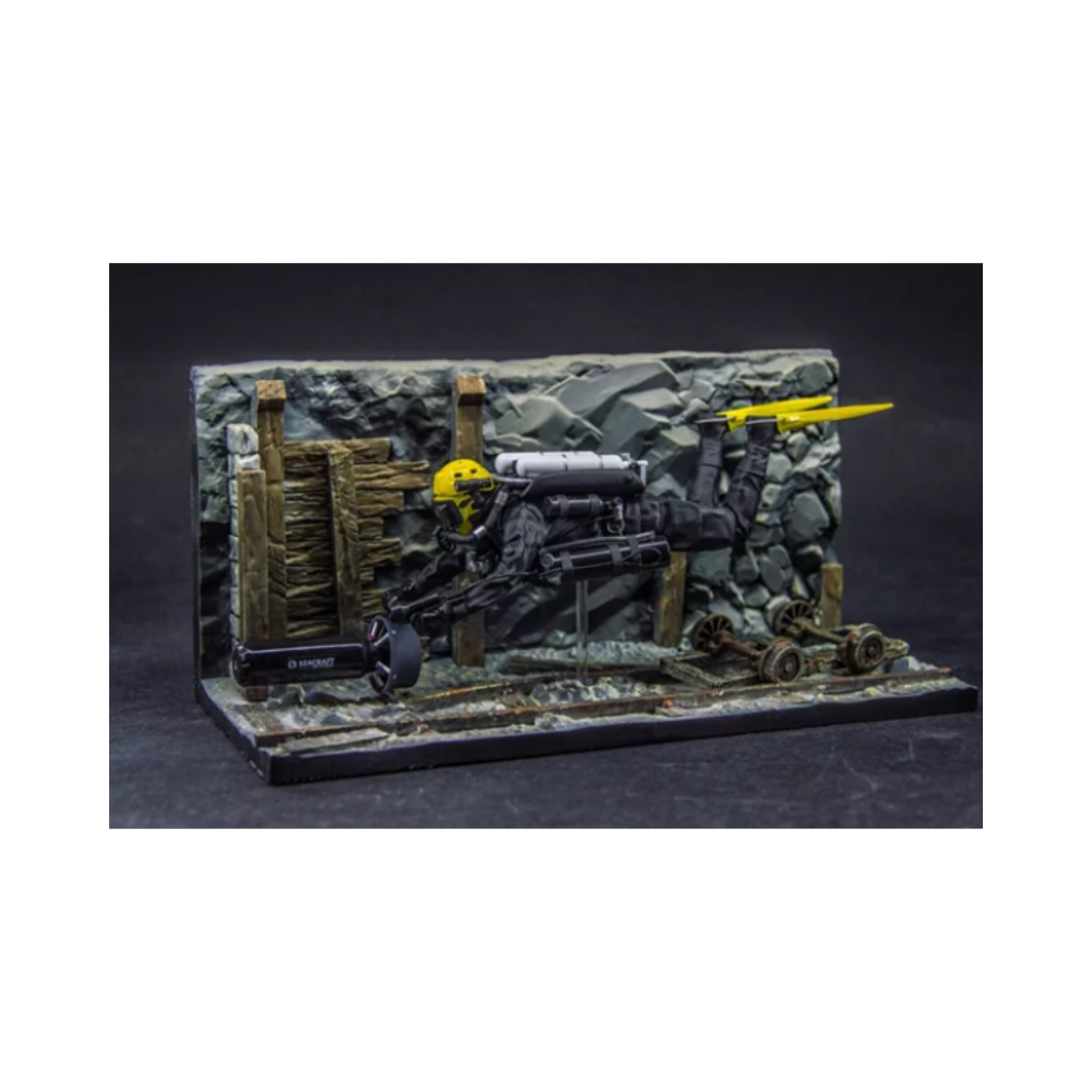 ※MFD 手工公仔 造景海底礦坑