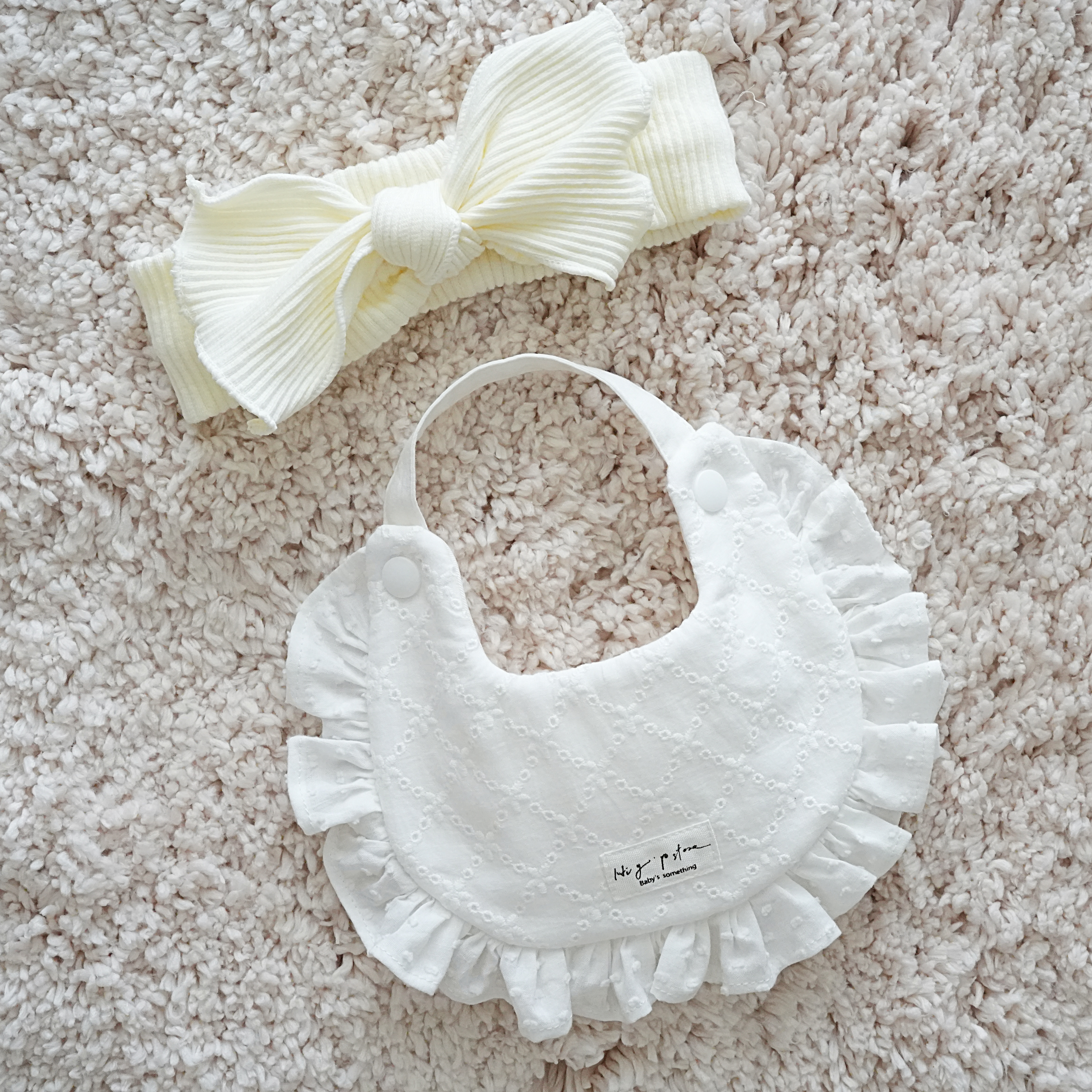 Hi Y.P store-手作圍兜-潔白蕾絲