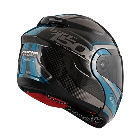 ASTONE RT-1500 AI7 藍 可掀式安全帽 可樂帽 碳纖維