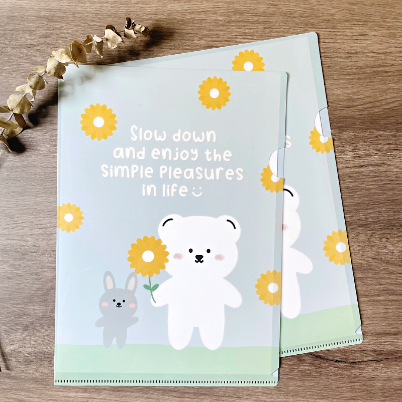 _smallthings White A4 folder (Hong Kong Stationery Brand)