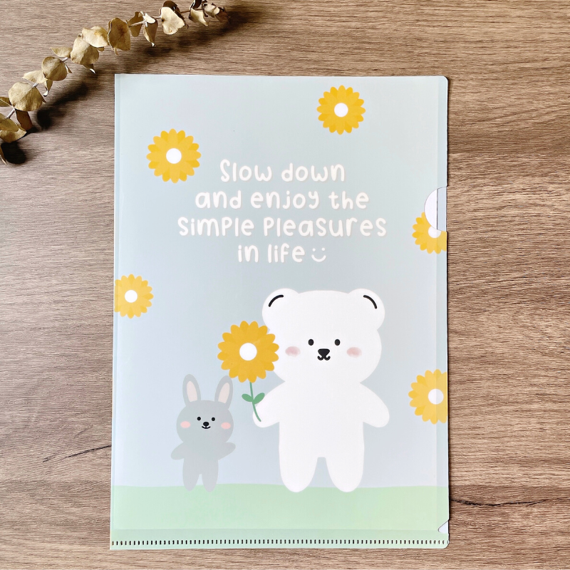 _smallthings White A4 folder (Hong Kong Stationery Brand)