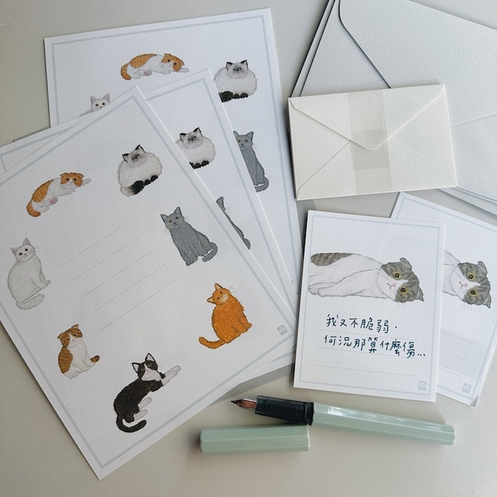 貓  信紙信封組｜日本米津祐介