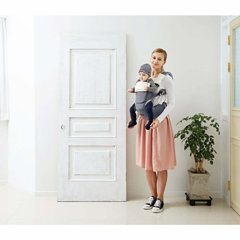 i-angel 2合1 Light 四季型腰櫈揹帶 - 藍色 IA-110-ST