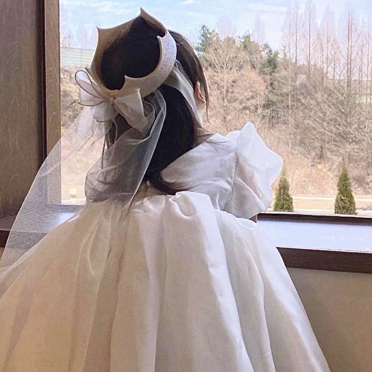 Party crown baby veil