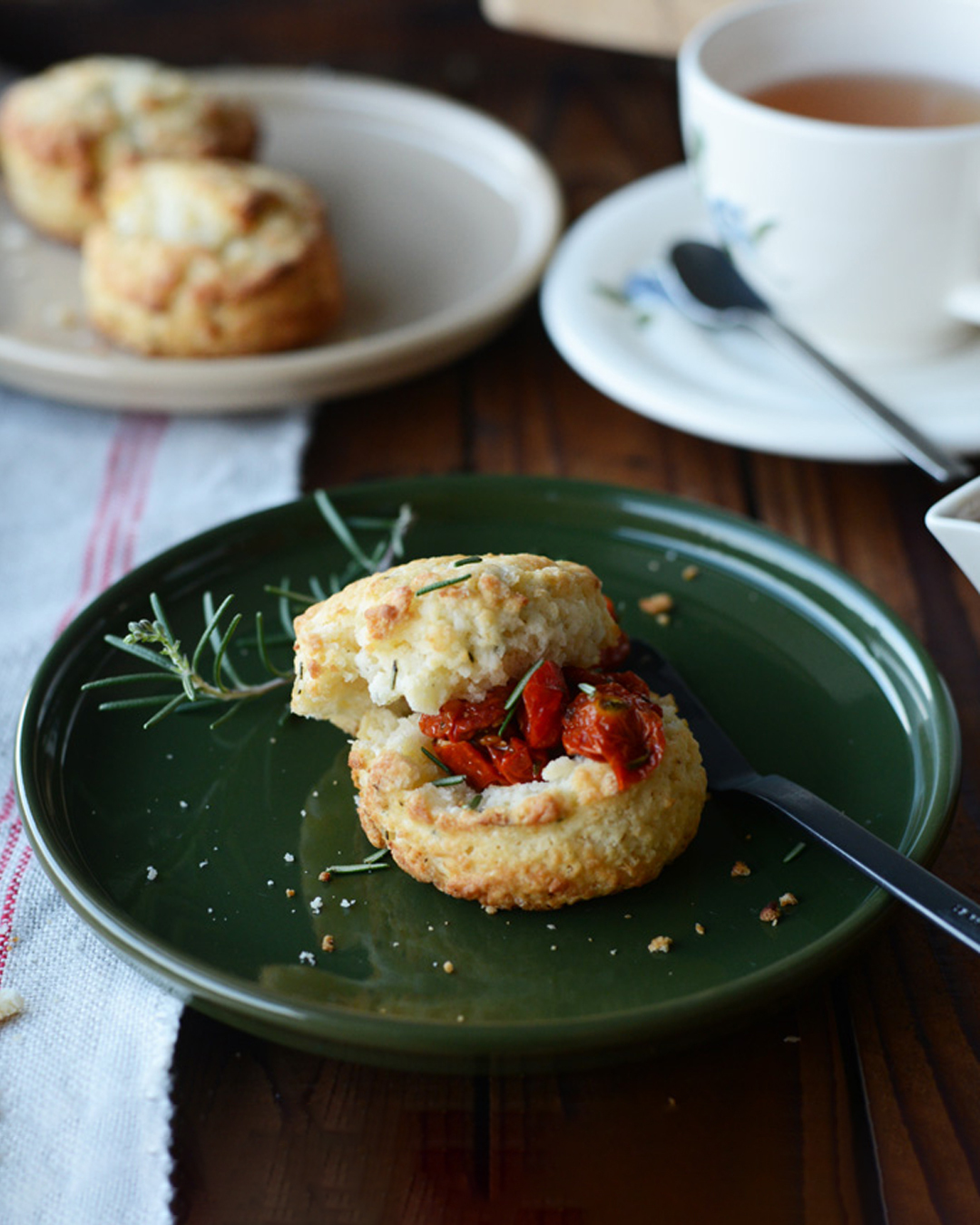 Causette 復古馬克杯及點心盤 套裝 苔綠｜studio m'