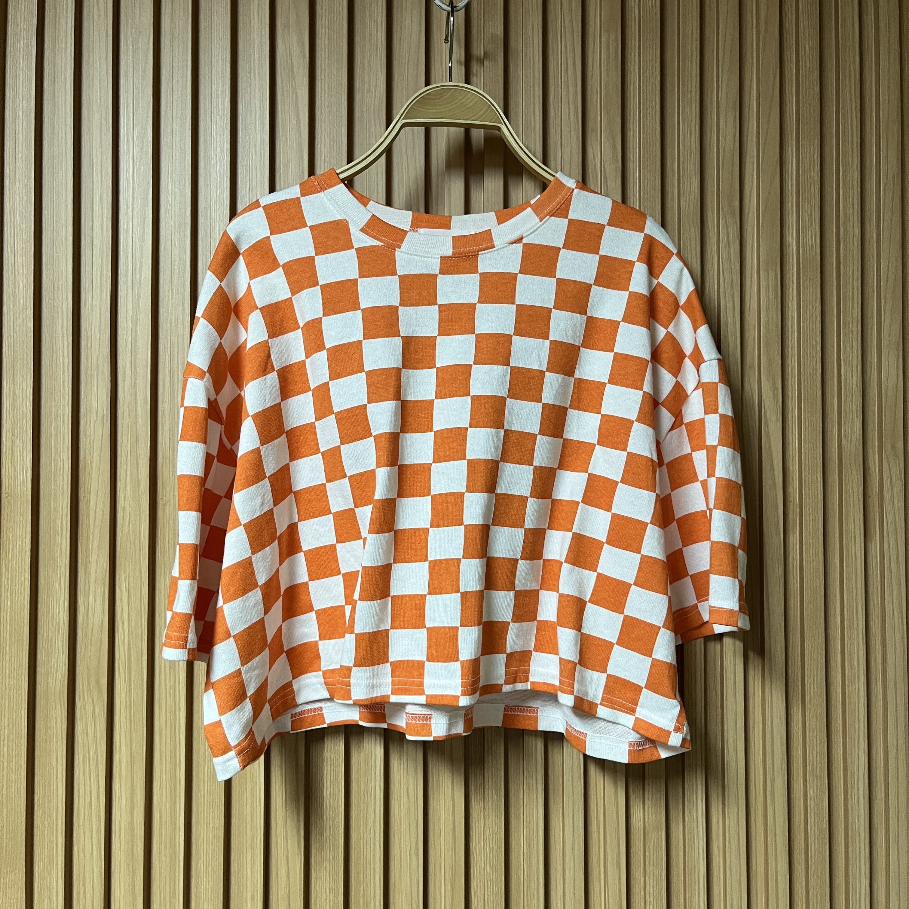 【韓國直送】短身格仔TOP