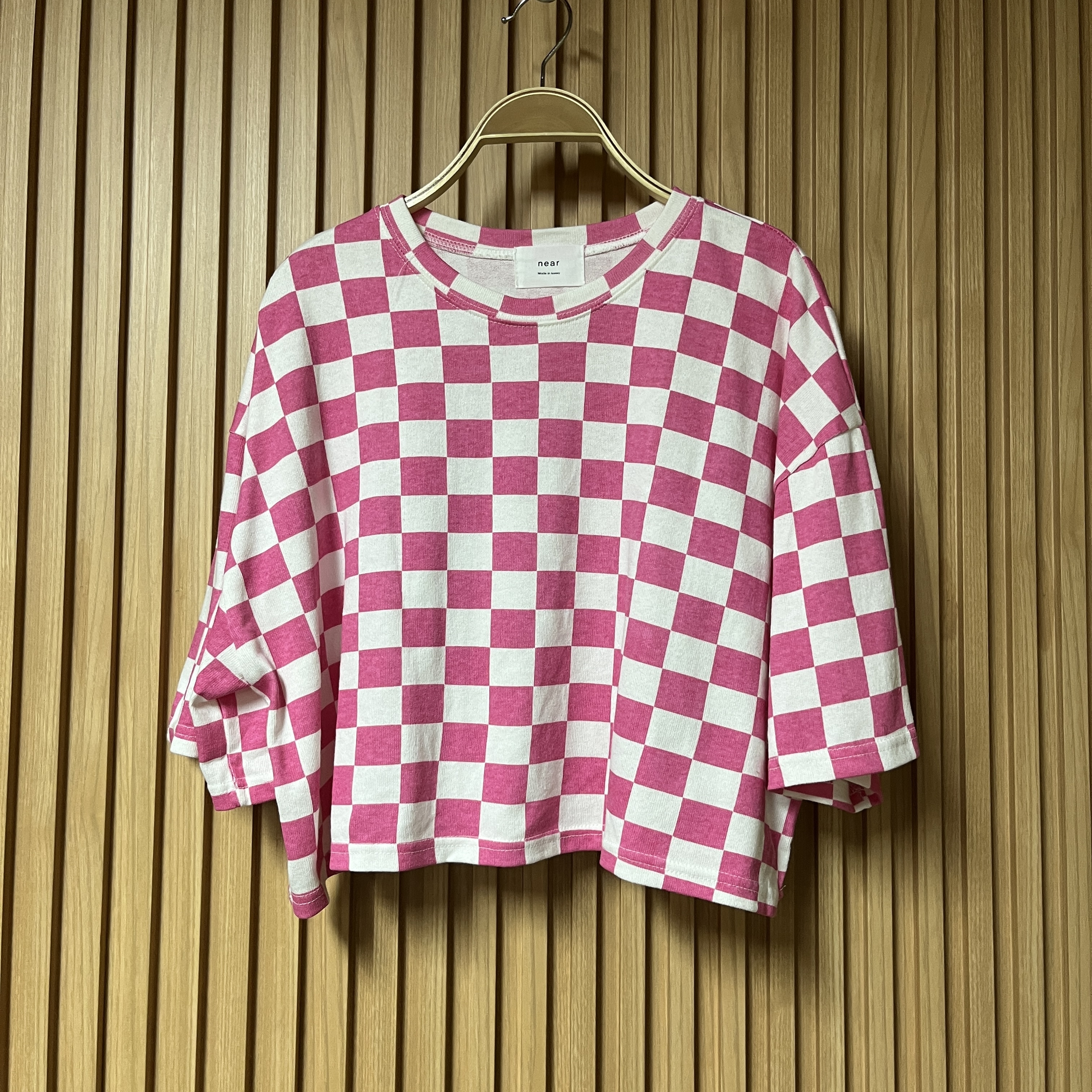 【韓國直送】短身格仔TOP