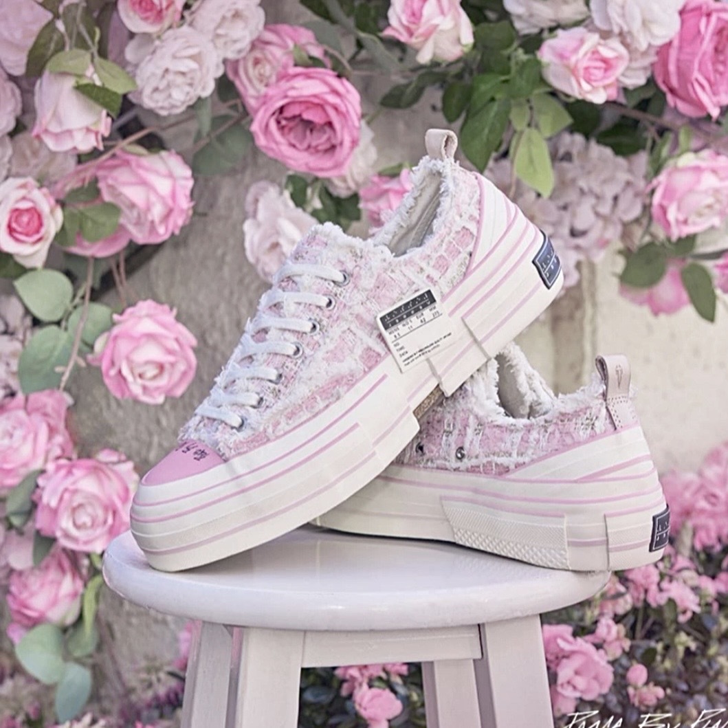 XVESSEL 情人節 白粉解構 低筒 F22X75PW