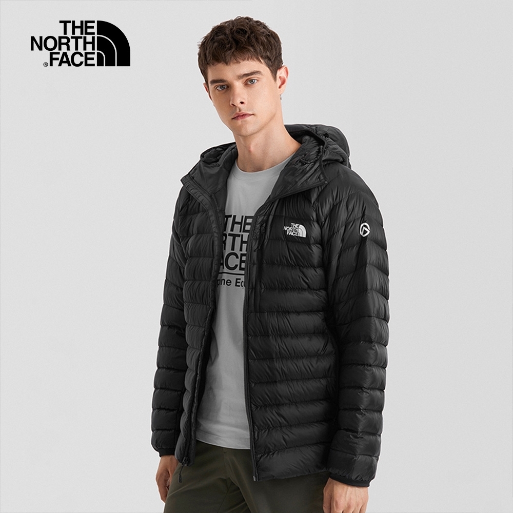 The North Face M SUMMIT男 防風 防潑水 連帽羽絨外套 黑 Feb-